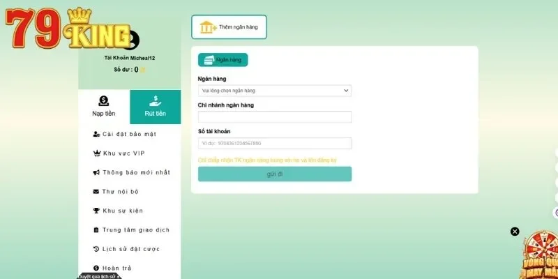Trang Chủ 17 Quy trình chuyển thưởng về ngân hàng cực nhanh